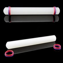 Пластиковая белая антипригарная скалка для помадки, подарок для помадки, ролик для теста, украшение, подарок, длина ролика 50 см