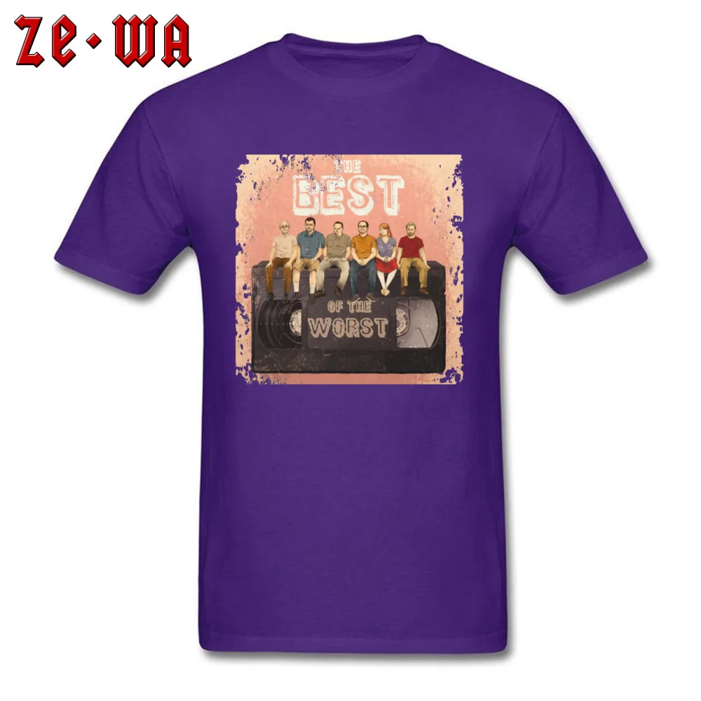 CasualPrint Short Sleeve T Shirt Autumn High Quality Crewneck All Cotton T-Shirt Men T Shirts BOTW -2316  Drop Shipping BOTW -2316 purple