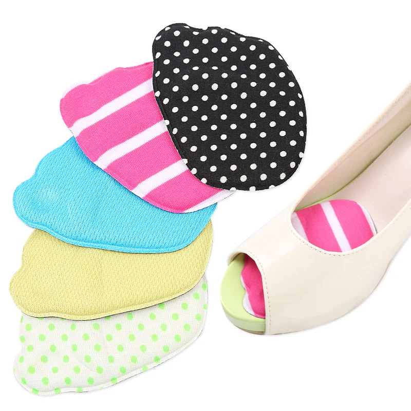 1 pair 3D Sponge Forefoot Cushion insoles Shock-absorbing Relieve Foot Pain High Heel | Обувь