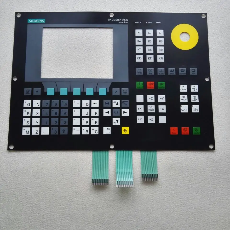 

SINUMERIK 802C 6FC5500-0AA11-2AA0 802c base line Membrane keypad for CNC Panel repair~do it yourself, Have in stock