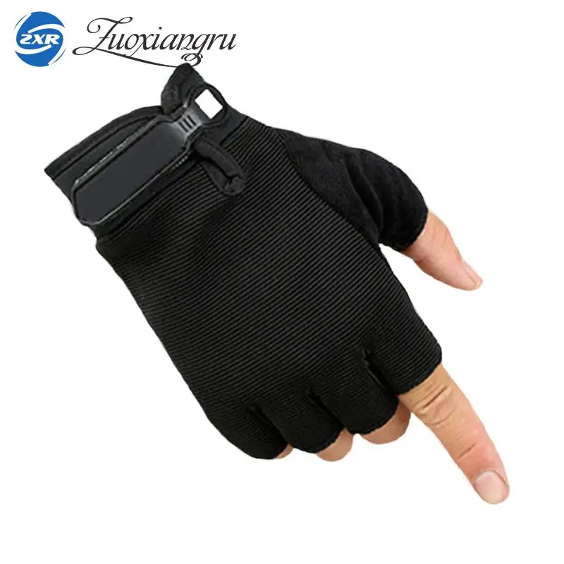 

Tactical Gloves Antiskid Army Military Outdoor Half Fringe Combat Anti-skid Hunting Gloves Men Sports Training Bicycle Airsoft