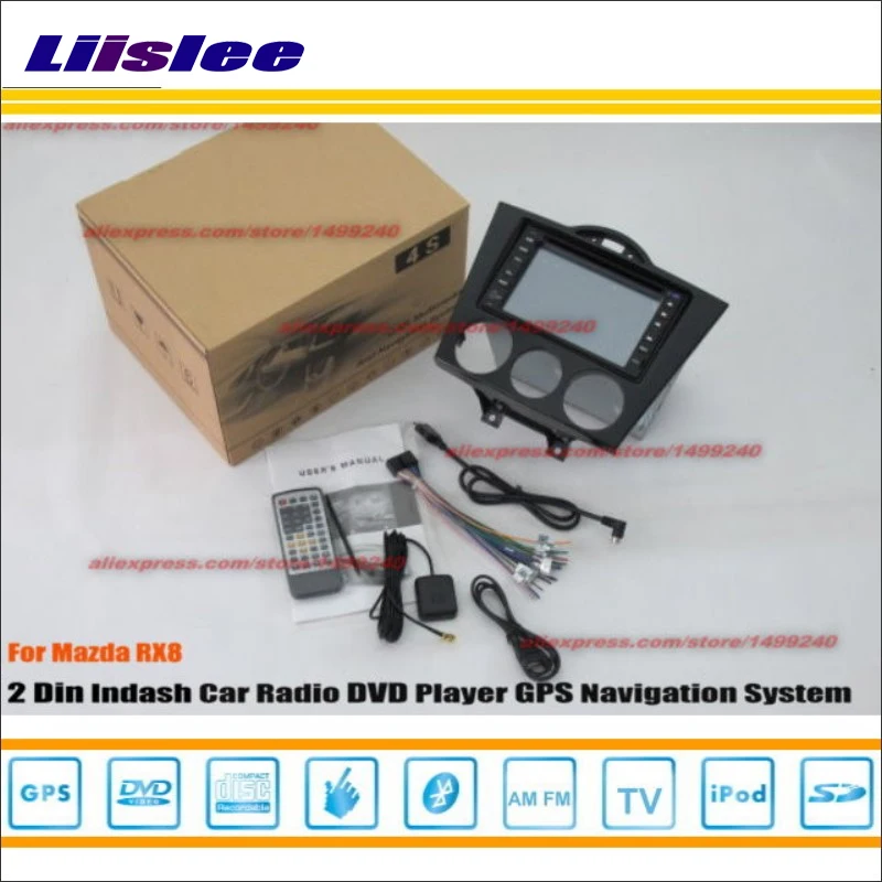 Discount Liislee For Mazda RX8 RX 8 2003~2008 Radio CD DVD Player GPS Navi Map Navigation System Double Din Car Audio Installation Set 4 Discount Liislee For Mazda RX8 RX 8 2003~2008 Radio CD DVD Player GPS Navi Map Navigation System Double Din Car Audio Installation Set 4