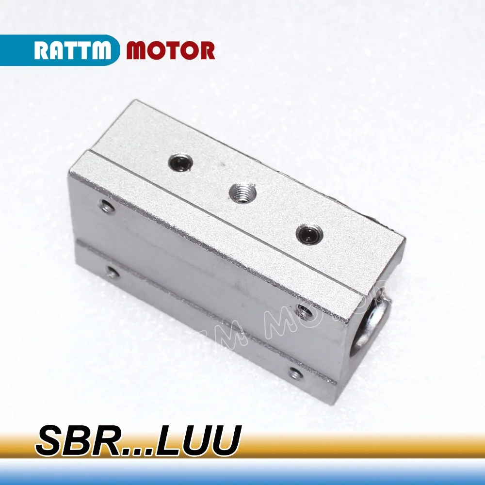 2 шт. SBR...LUU 12/1620/25/30 мм линейный Шарикоподшипниковый блок CNC маршрутизатор