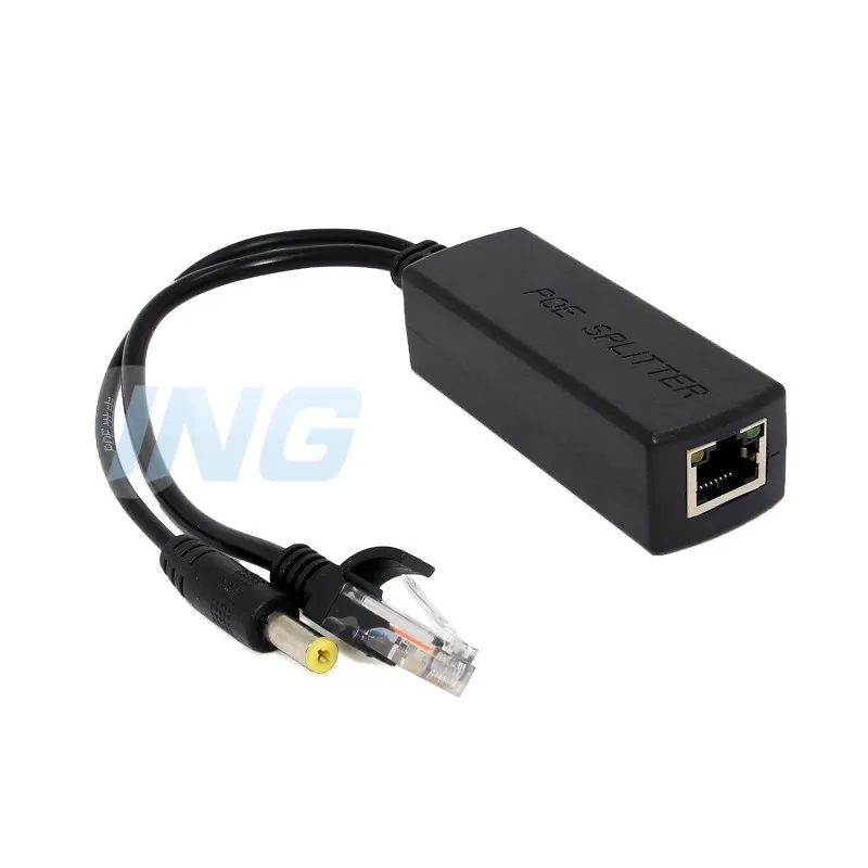Новый разветвитель PoE 10/100 м со стандартом IEEE 802.3af и выходом 12 в 1 А Разъем 5 5x2 мм Power