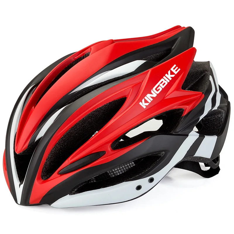 KINGBIKE мотоциклетный шлем сверхлегкий мотоцикл Скутер защитный шлем MTB велосипедный шлем задний фонарь защитное снаряжение - Цвет: TSTK01R