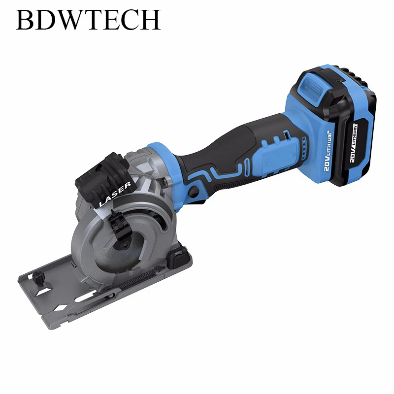 

BDWtech Mini portable 20V cordless circular saw with lase function and 3 saw blade