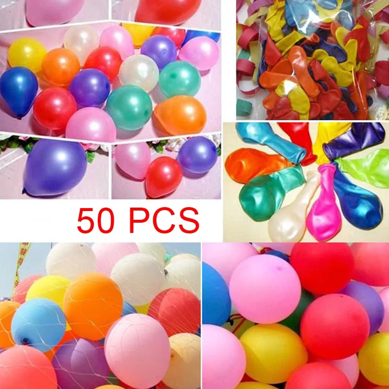 

50x Latex Wedding Party Balloons Birthday Latex Pearl Balloons Decoration NSV775