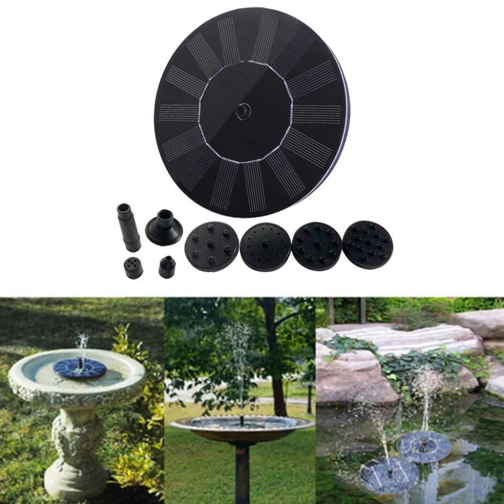 Fountains Bird Baths Yard Garden Decor Garden Supplies Outdoor Solar Powered Bird Bath Water Fountain Pump For Poo Garden #2p08 (15)