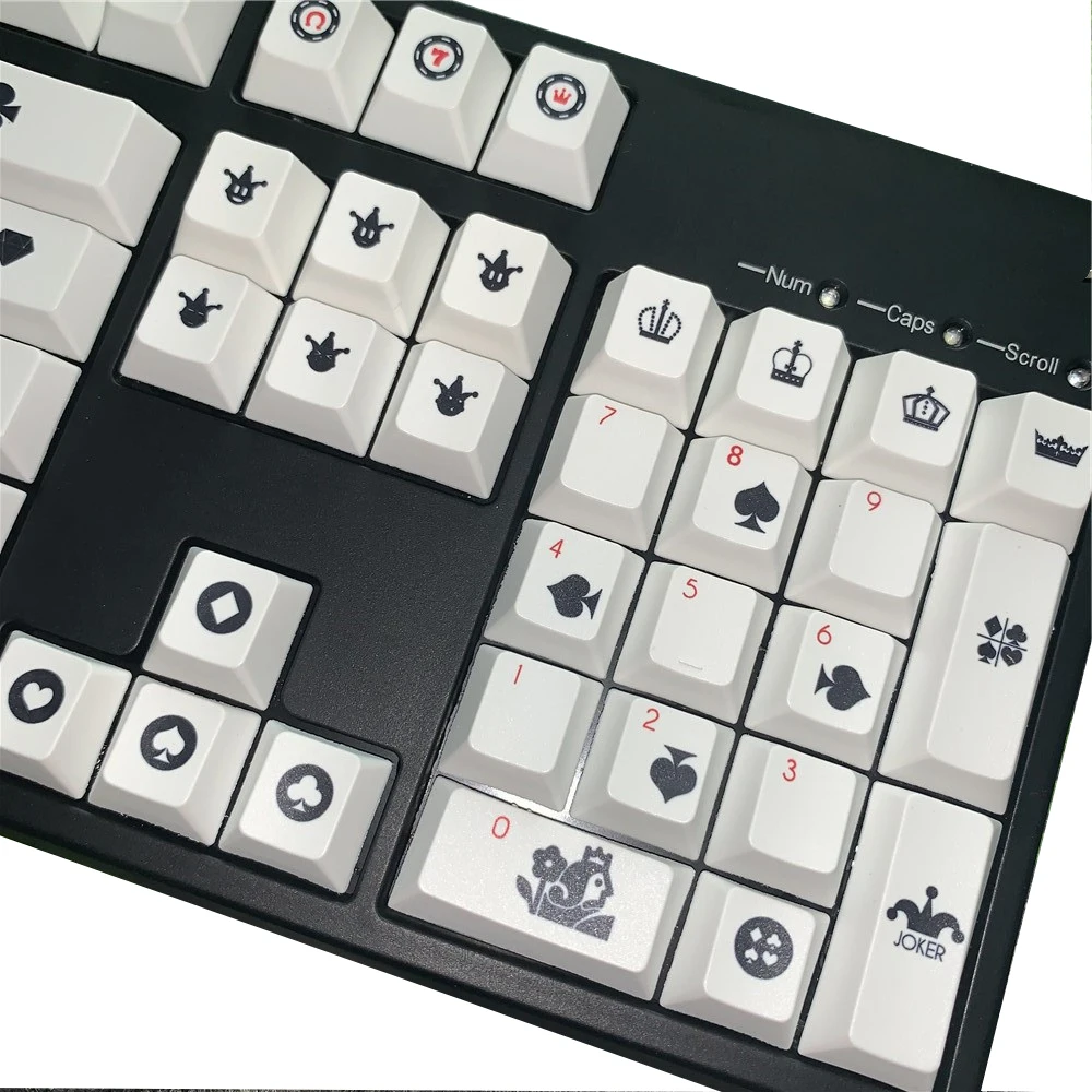 Poker keycap PBT серия Вишневый ключ файл конфигурации специального назначения для механической клавиатуры