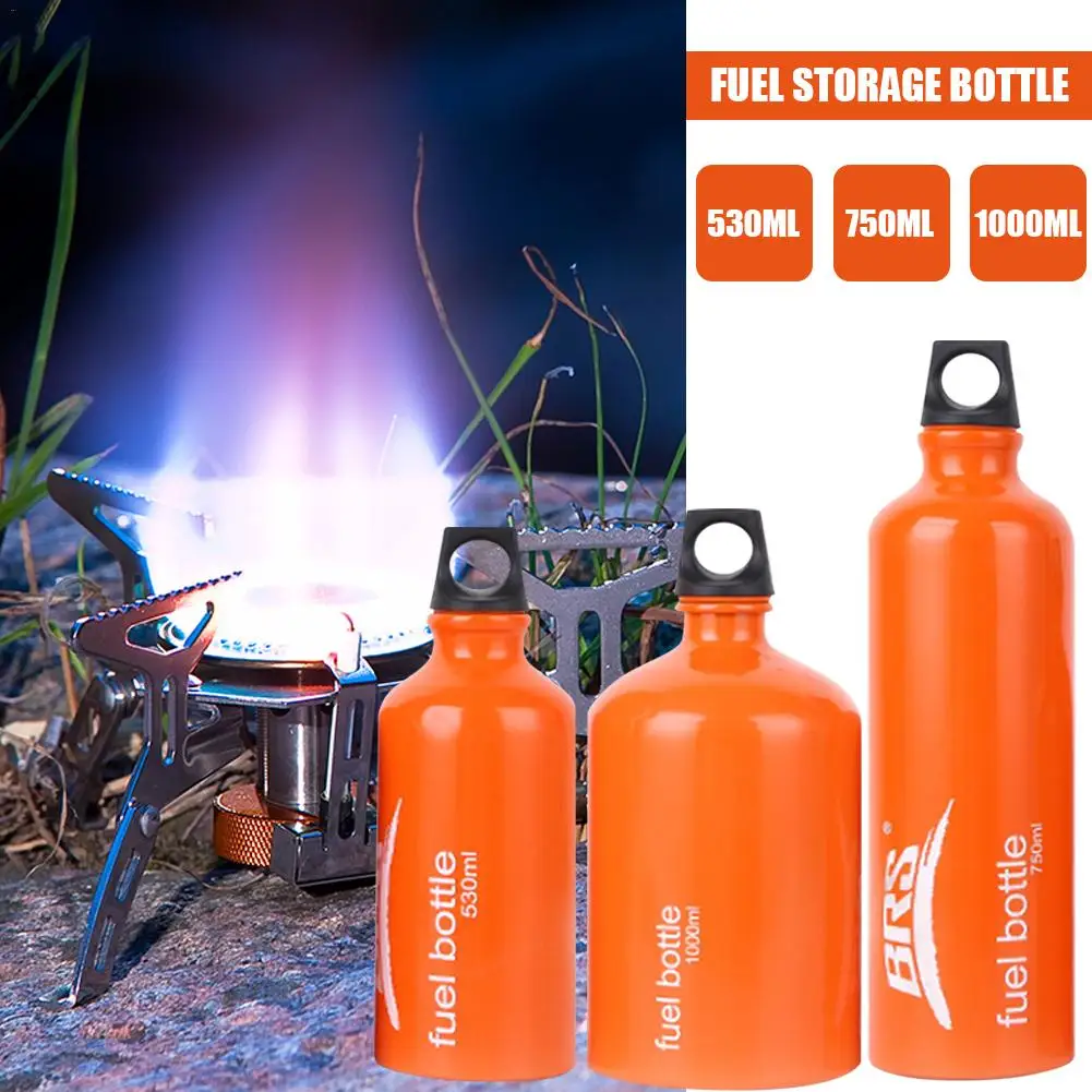 

530ML/750ML/1000ML Outdoor Camping Gasoline Diesel Kerosene Alcohol Liquid Gas Storage Bottle Liquid Fuel Bottle Petrol Tank