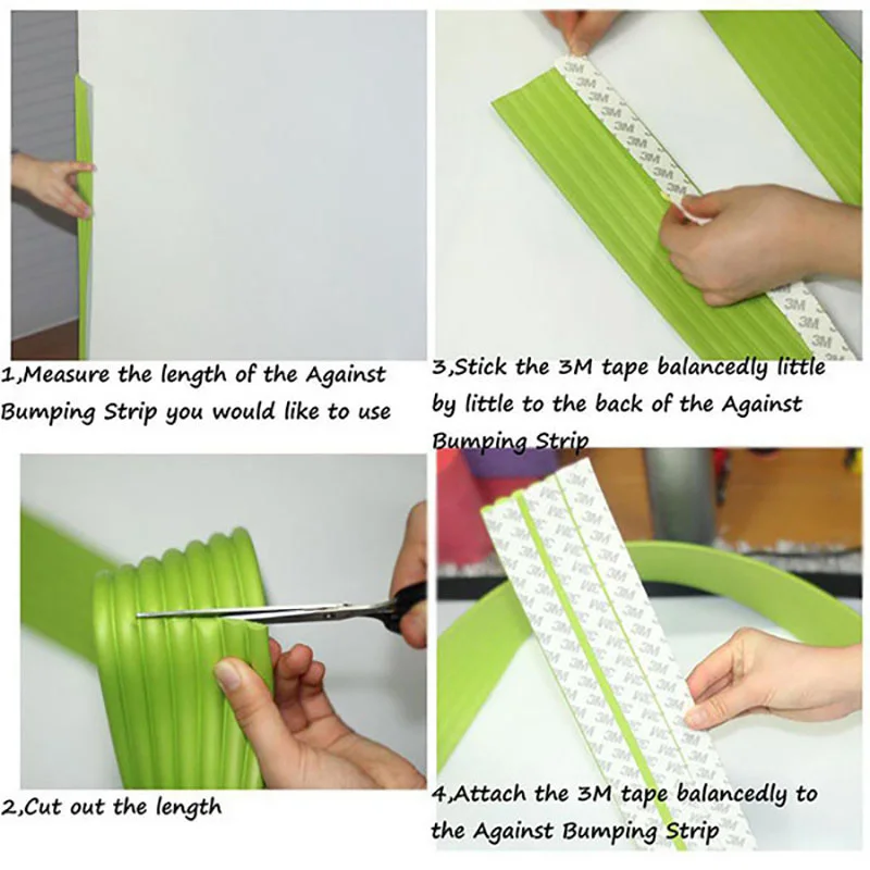 2m Baby Child Kids Table Desk Furniture Edge Corner Safety Guard Protection Security Protector Wide Cushion Pad p
