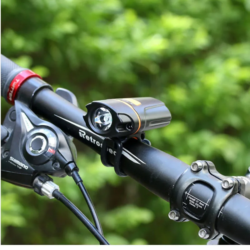 MICCGIN Мини светодиодный фонарь для велосипеда с дисплеем, передний светильник, фонарь для велосипеда, велосипедный флэш-светильник, зарядка через USB, аксессуары