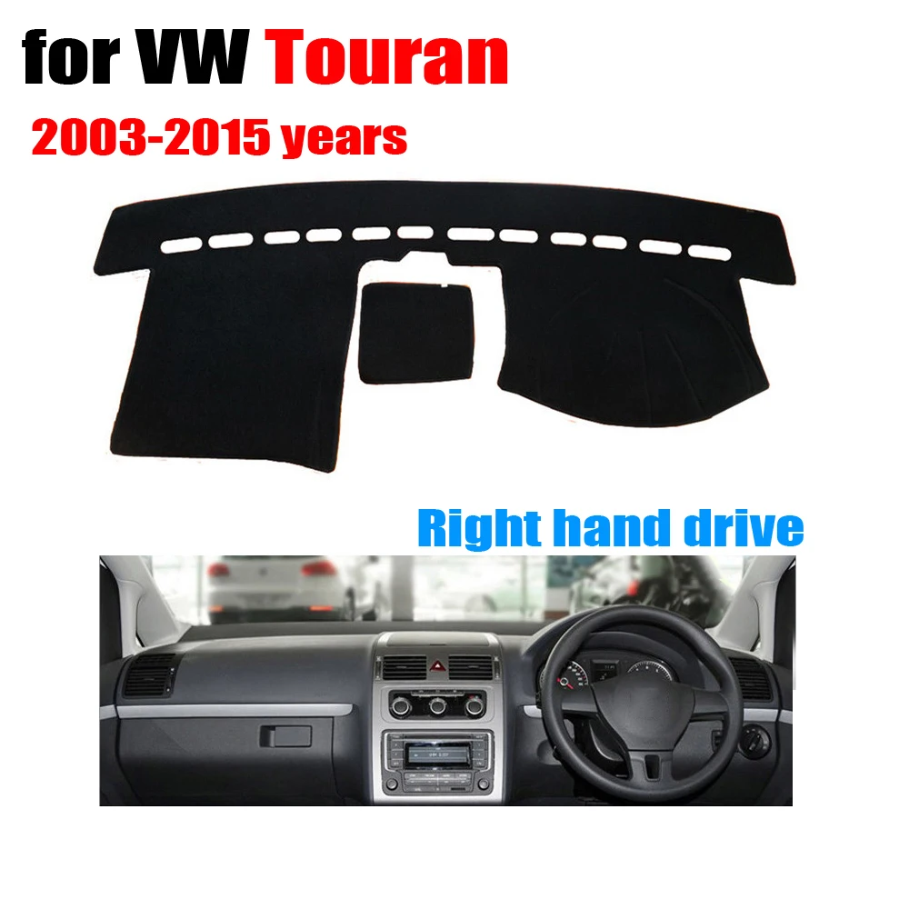 Чехлы для приборной панели автомобиля коврик Volkswagen VW TOURAN 2003 2015 года правого руля