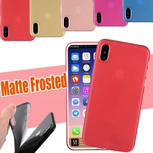 200 шт 0,3 мм Ультратонкий матовый прозрачный мягкий чехол для iPhone 11 Pro Max XS XR X 8 7 6 6S Plus