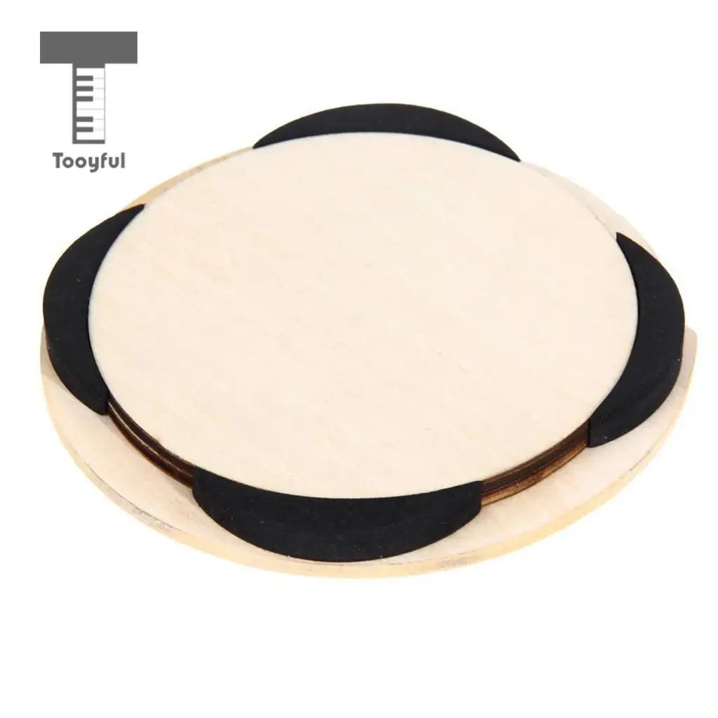 Tooyful Wood Acoustic Guitar Soundhole Cover Feedback Buster for 40'' 41'' Guitar Parts Accessories