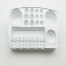 1 компл. Одноразовые Белые татуировки пигменты чашки шапки татуаж чернил чашки S/M Размеры 8/11 мм тату оборудование аксессуар