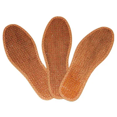 

2018 Natural mountain brown insoles autumn and winter embroidered sweat-absorbent brown silk insole
