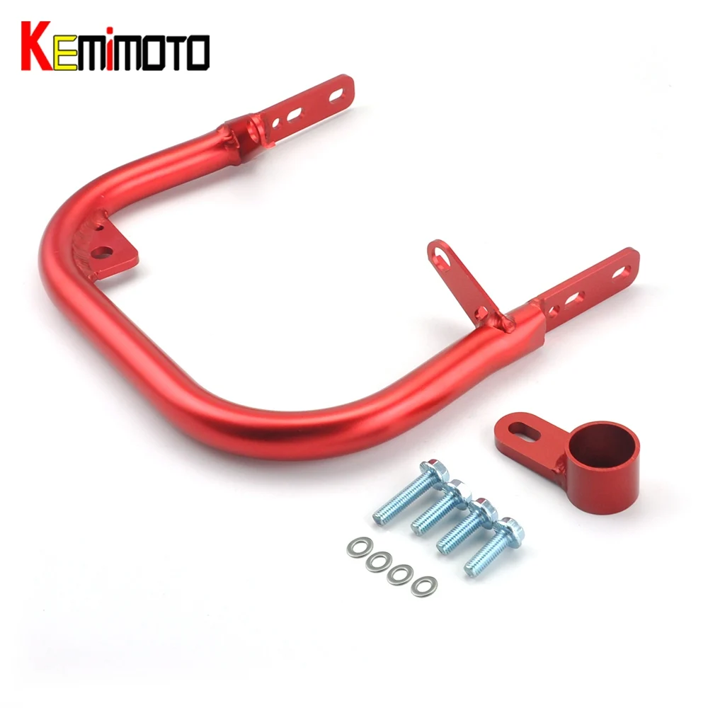 

KEMiMOTO for Honda TRX 450R TRX450R For Honda Sportrax 450 ATV Rear Grab Bar Bumper Goods shelf Storage Rack 2004-2014 2011 2012
