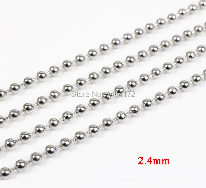 2.4mm Stainless Steel Bead Chain