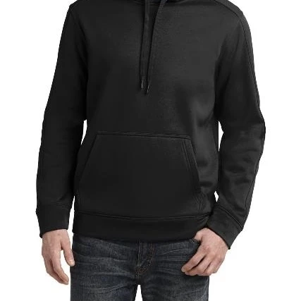 Sport-Tek ST290 Mens Repel Hooded Pullover Black - Small (1)