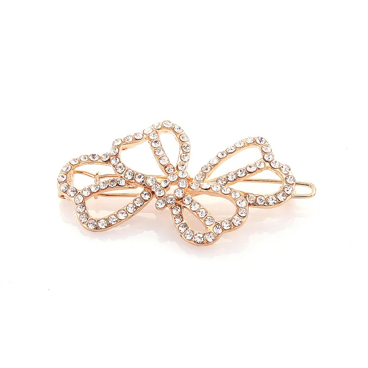 H36 048 12pc/lot Free Shipping gold girls hair accessories metal