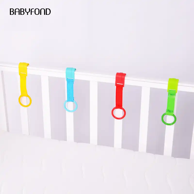 Babyfond Anneau Universel Pour Lit De Bebe Lot De 4 Pieces Pour Parc Crochets A Usage General Jouets Pour Bebe Aliexpress