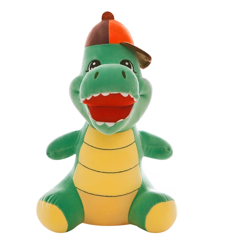 Плюшевые игрушки, Динозавр Большой тиранозавр куклы милые мальчики Подушка в кровати для детей подарки на день рождения