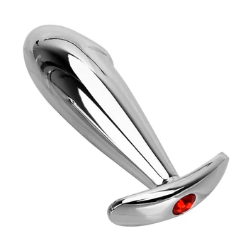 Anal plug with red diamond