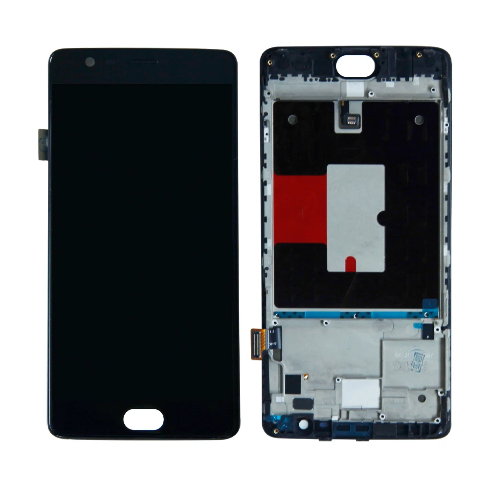 Ceny Do wyświetlacza LCD Oneplus A3010 3T montaż digitizera ekranu dotykowego z części wymienne do ramy + narzędzia