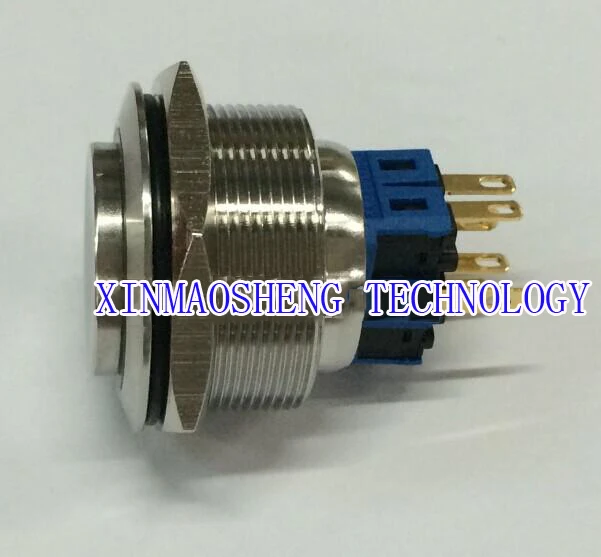 XMS metal 28mm raised head momentary 1NO1NC Push Button Switch X28-221 | Обустройство дома