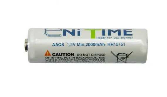 Оригинальный перезаряжаемый аккумулятор AACS 1 2 в Min.2000mAh HR15/51 Ni-MH шт. | Электроника