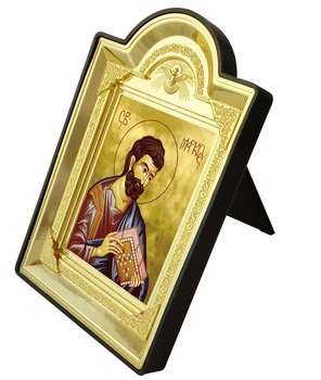 

Plastic Photo frame Bronzing icon Apostle and Evangelist Mark Decorative Picture Christian Gift Religious Supplies