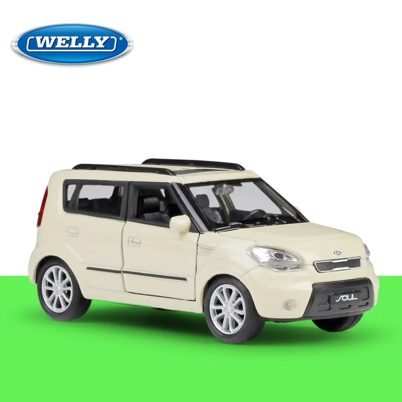 

1:36 Welly KIA Soul Alloy Toys Pull Back Diecast Model Car