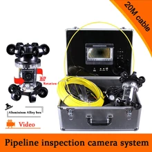 (1 set) 20M Cable Video surveillance system Waterproof Pipeline inspection Camera Endoscope HD CCTV Night Version DVR Function
