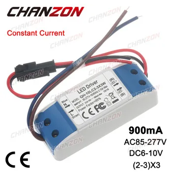 Constant Current LED Driver 900mA DC6-10V 6W 9W 10W 900 mA AC85-265V External Lamp Light COB Power Supply Lighting Transformer