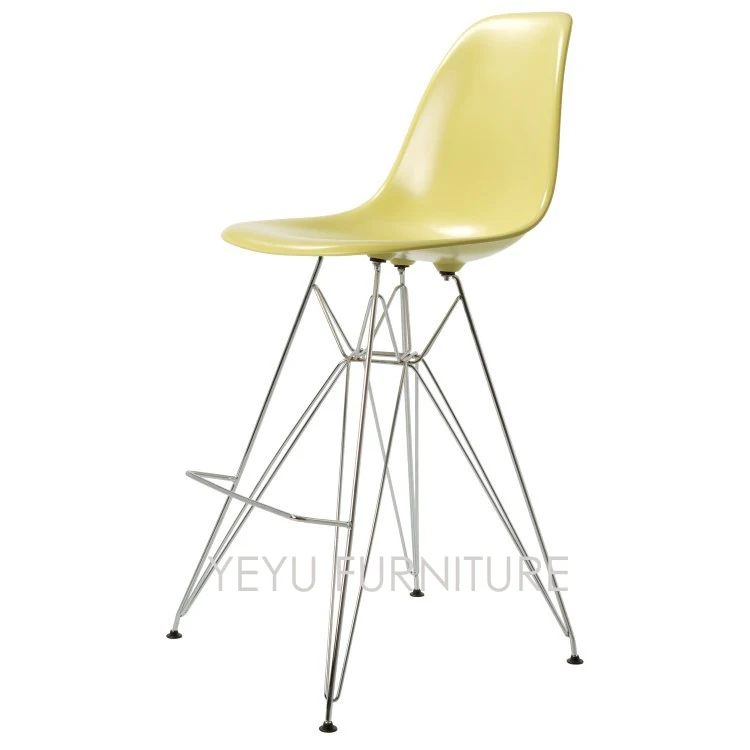 Минималистический современный дизайн пластиковый и Металлический Стальной барный стул мебель для гостиной хороший популярный барный стул