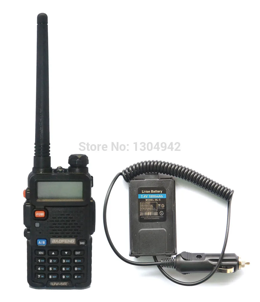 

BAOFENG UV-5R VHF/UHF Dual Band Walkie Talkie +Original Battery Eliminator Handy Hunting Radio Receiver With Headfone