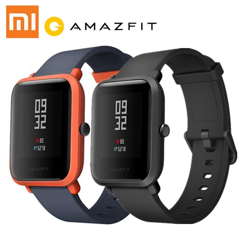 

Xiaomi Huami AMAZFIT Bip Smartwatch Heart Rate Sleep Monitor Geomagnetic Sensor GPS Smart Watch IP68 Waterproof Wearable Device