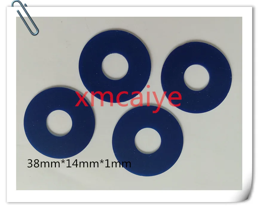 

100 pieces blue rubber sucker 38*14*1mm 66.028.402 66.028.404