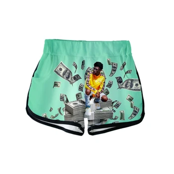 

Rapper Lil Nas X 3D Sport Shorts Women Spring Summer Casual Fashion Comfortable Sexy Shorts Skinny Hot Sale