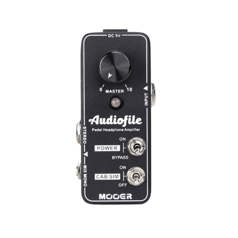 

Mooer AUDIOFILE Guiatr Effect Pedal All Analog Hi-fi Quality Pedalboard Headphone Amplifier Analog Speaker Cabinet Simulation