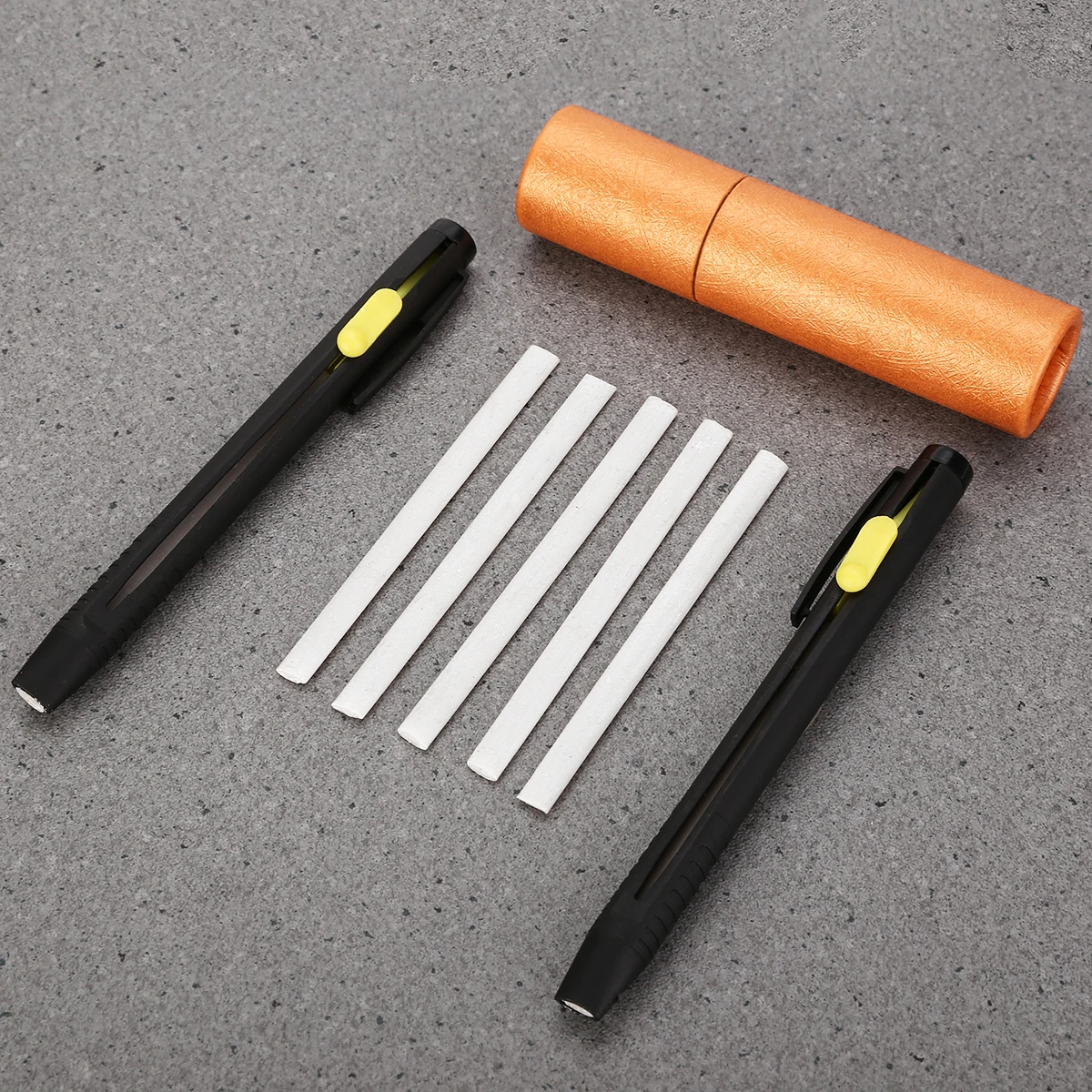 1 Set Black Tailors Chalk Pen Pencil Dressmakers Invisible Marking Chalk Sewing DIY Leather Fabric Cloth Tools Accessories
