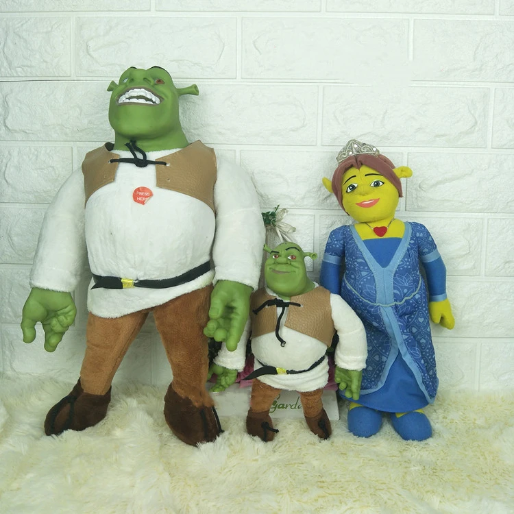 DSN Shrek Plush Doll Stuffed Toy Movies TV Plush Toys DSN Plush Doll Stuffed Toy For kids christmas Toys Gifts for Children