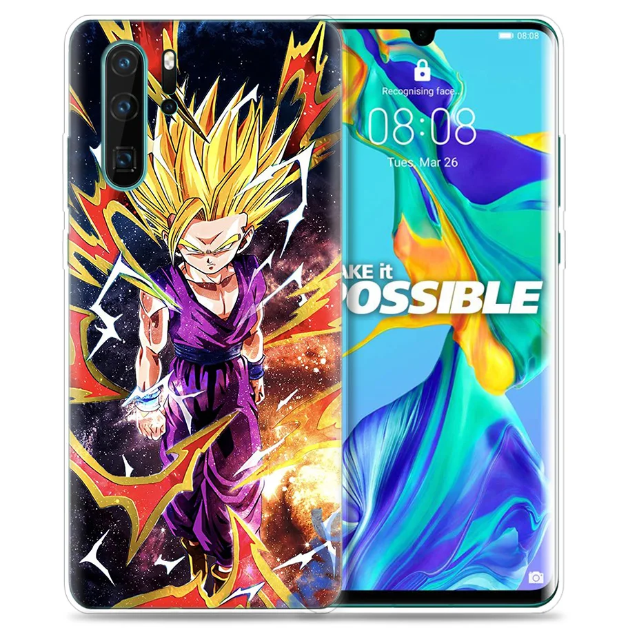 Чехол для huawei P30 P20 P10 P9 mate 10 20 Lite Pro Мобильный телефон сумка P Smart Z Plus Dragon Ball Gohan P8 P30Pro P20lite