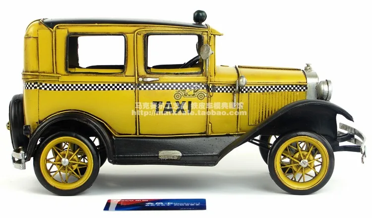 Популярная классическая модель такси 1930 Ford креативные мини железные модели