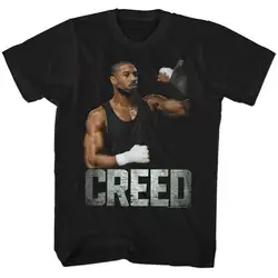 ROCKY Мужская футболка с коротким рукавом черный CREED
