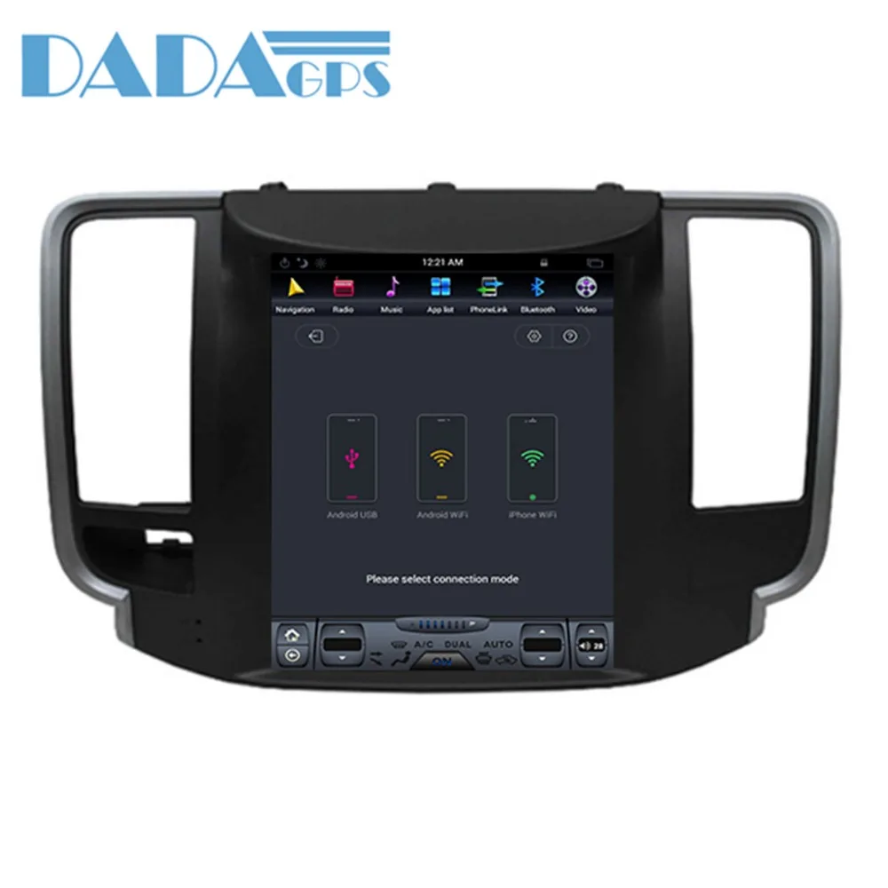 Discount Tesla 10.4 inch Android 7.1 Headunit Car Radio GPS Navigetion unit for NISSAN Teana 2008 2009 2010 2011 Stereo SatNav Multimedia 1