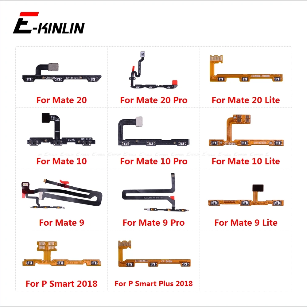 

Switch Power ON OFF Button Flex Cable Ribbon For HuaWei Mate 20 X 10 9 Pro Lite P Smart Plus 2019 Mute Silence Volume Key Part