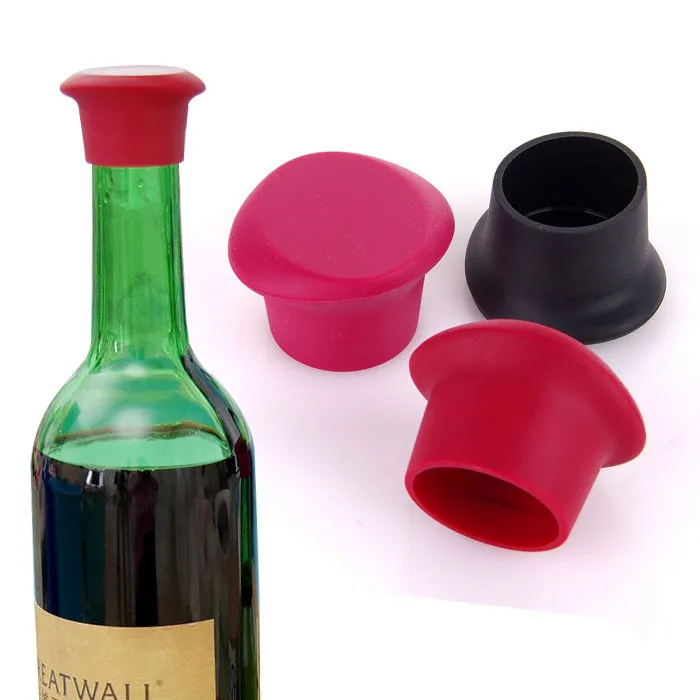 Free shipping 1000pcs Creative Silicone Fresh Beer Bottle Stopper Cruet Of Wine Cork Stopper