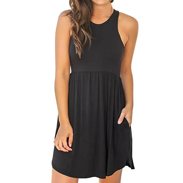 Aliexpress.com : Buy Womens Summer Sleeveless Mini Dresses Casual ...